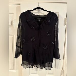 Dressy black blouse